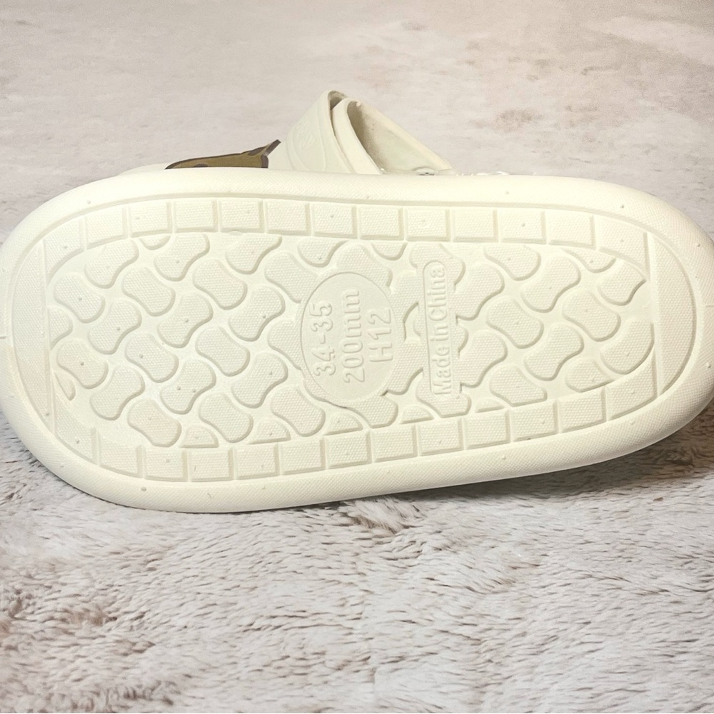 Charming Bear Kids Slippers - Cream - Picture 5 of 7